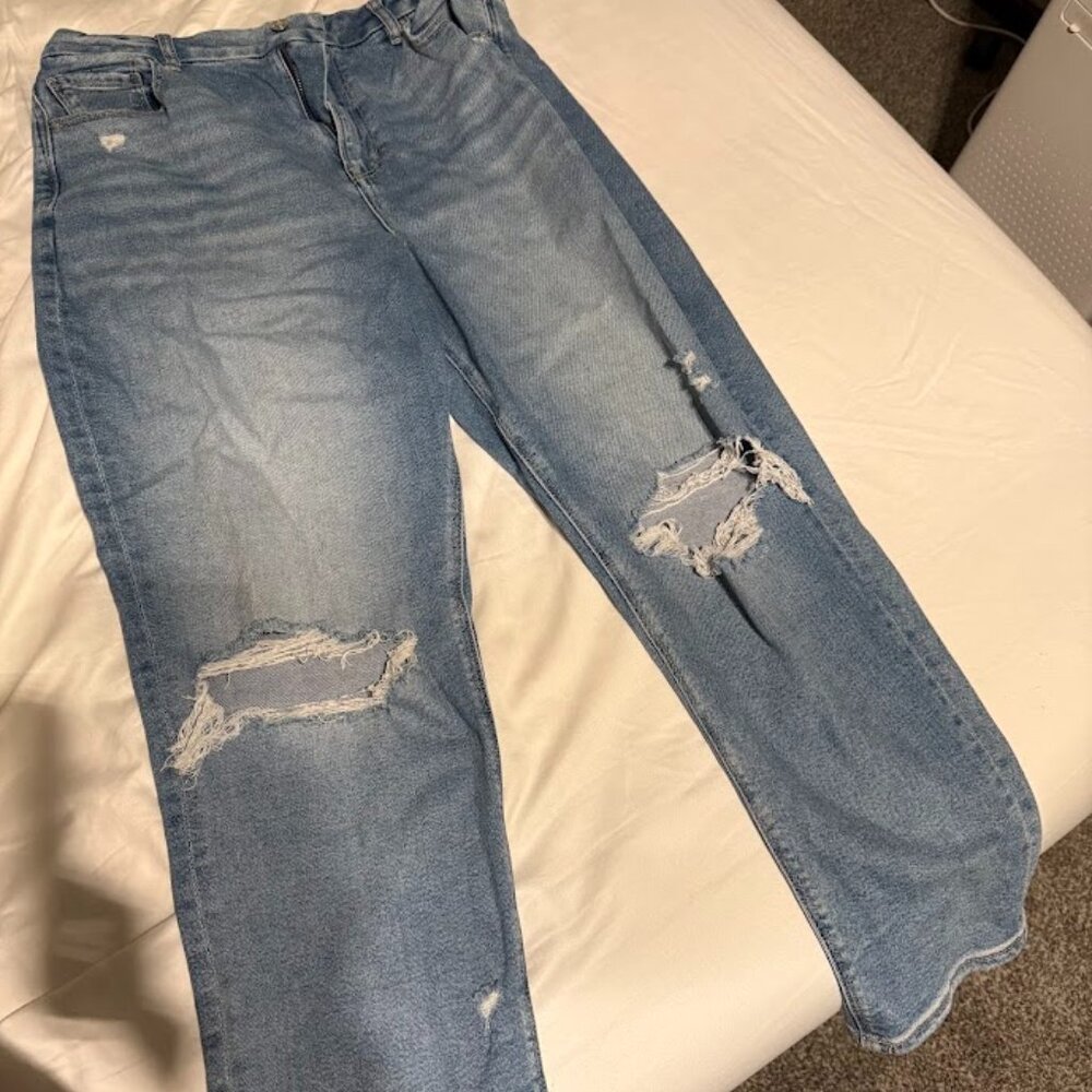 American Eagle Outfitters Straight Leg Light Denim Jeans